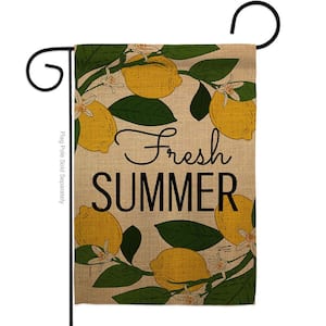 13 in. x 18.5 in. Fresh Summer Double-Sided Garden Flag Summer Decorative Vertical Flags