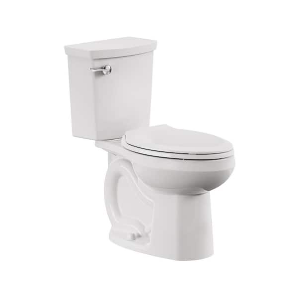 H2Optimum 2-Piece 1.1 GPF Single Flush Elongated Chair Height Toilet in White