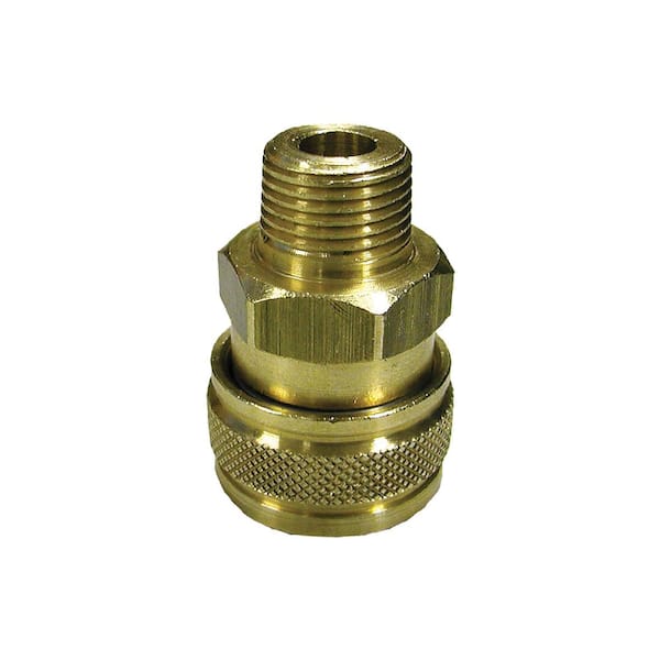 Powerplay 1/4 in. Female to Male Quick-Connect Coupler for Pressure Washer