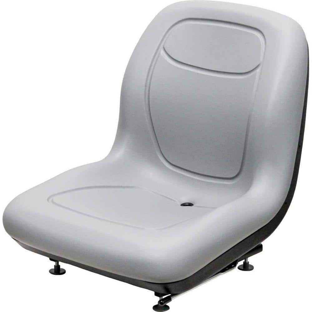 Grey KM 128-Bucket Seat for Forklifts, Construction, Industrial, and Turf Equipment with Central Drain Hole price history on PriceWatchPro
