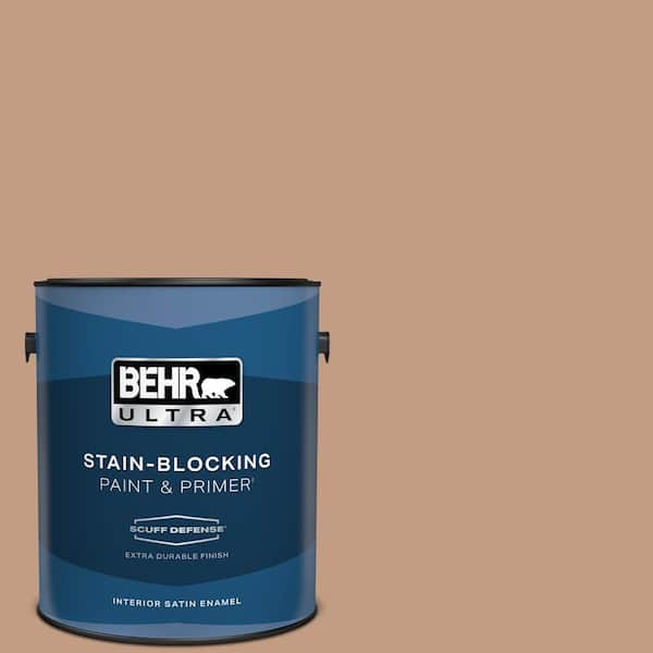 BEHR ULTRA 1 gal. #S210-4 Canyon Dusk Extra Durable Satin Enamel Interior Paint & Primer