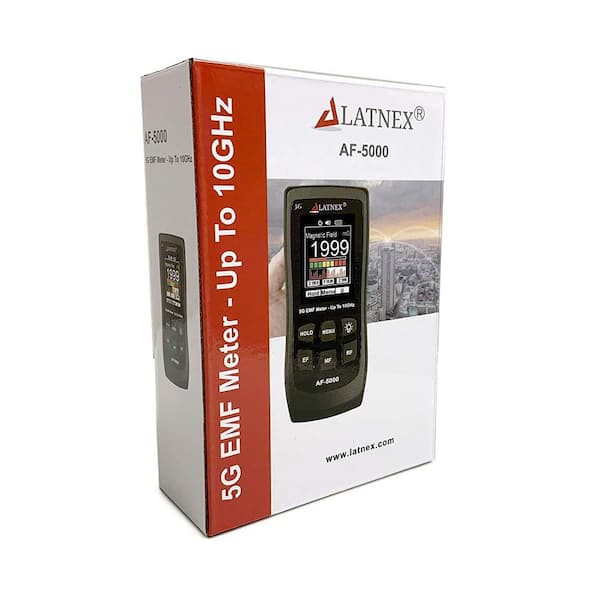 Details about   LATNEX AF-5000 5G EMF Meter RF Detector Tester and Reader with Calibration Ce... 