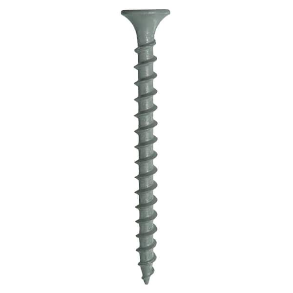#8 x 2 in. #2 Phillips Bugle Head Coarse Thread Coated Exterior Wood Screws 5 lb. Box