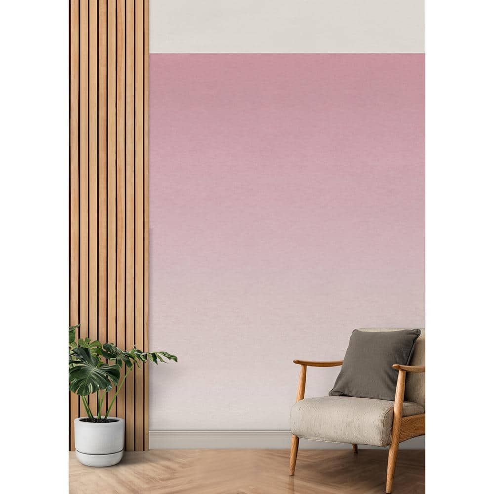 Pink Aura Ombre Peel and Stick Wall Mural