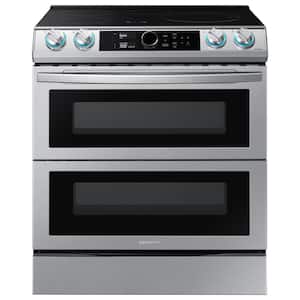 6.3 cu.ft. 4-Element Burner Slide-In Electric Induction Range with AirFry in Fingerprint Resistant Stainless Steel