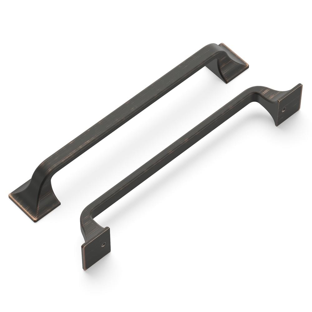 Forge Collection Pull 6-5/16 in. (160 mm) Center to Center Oil Rubbed Vintage Bronze Finish Cabinet Bar Pull (10-Pack) price history on PriceWatchPro