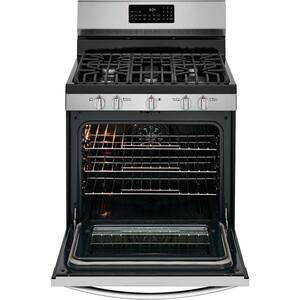 5.0 cu. ft. Gas Range with True Convection Self-Cleaning Oven in Stainless Steel with Air Fry
