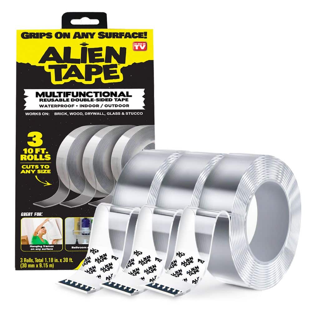 As Seen on TV Alien Tape 10 ft. Multi-Surface Tape Reusable Double