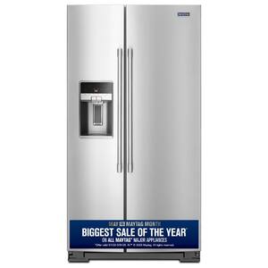 Maytag 36 in. 25 cu. ft. Side-by-Side Refrigerator in