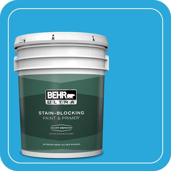 BEHR ULTRA 5 gal. #MQ4-56 El Capitan Extra Durable Semi-Gloss Enamel Interior Paint & Primer