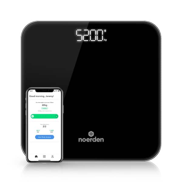 Bluetooth Smart Body Scale with 13-Metrics in Black