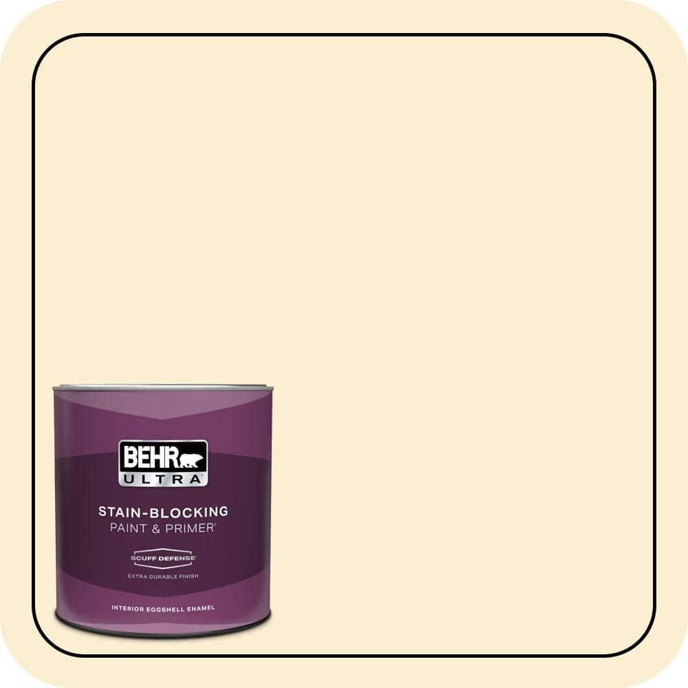 1 qt. #370C-2 Custard Cream Extra Durable Eggshell Enamel Interior Paint & Primer price history on PriceWatchPro