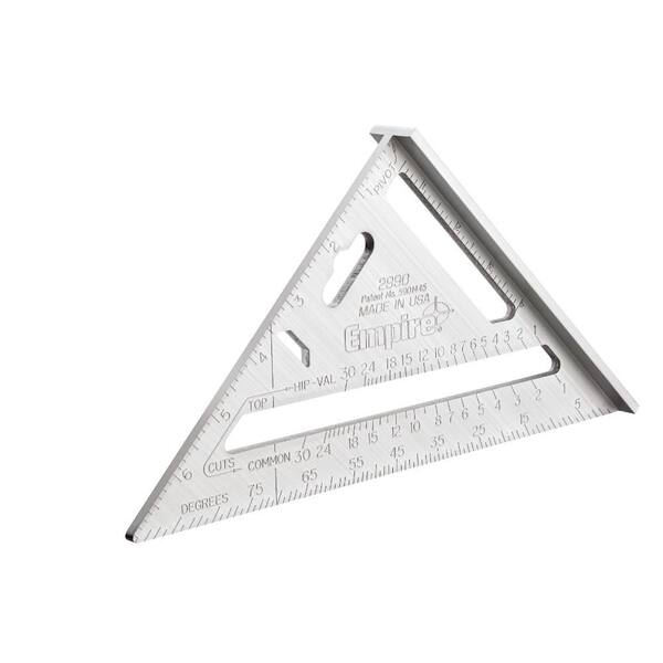 Empire - 9 in. Torpedo Level and 7 in. Aluminum Rafter Square Combo (2-Piece)