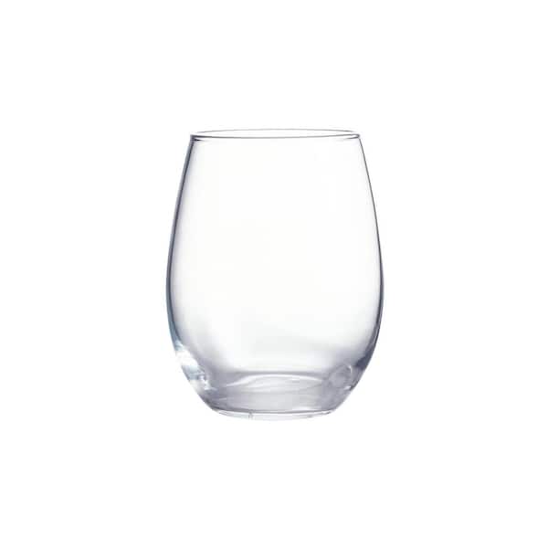 StyleWell 21 oz. Stemless Wine Glasses (Set of 4)