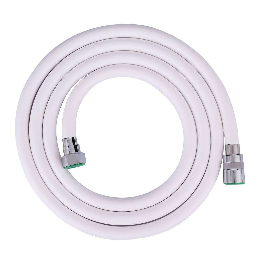ARCORA PVC 140 in. Shower Head Hose in White AR43007W140 The Home Depot