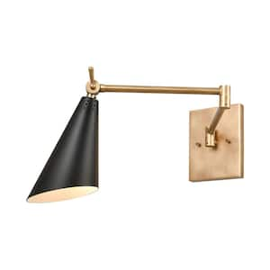 Calder 1-Light Natural Brass Wall Sconce