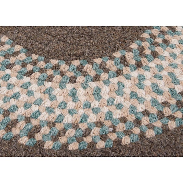 Chancery Bark 2 ft. x 10 ft. Braided Runner Rug