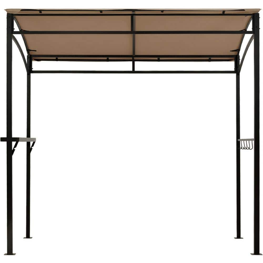 7 ft. x 4.5 ft. Brown Grill Gazebo Outdoor Patio Garden BBQ Canopy Shelter price history on PriceWatchPro