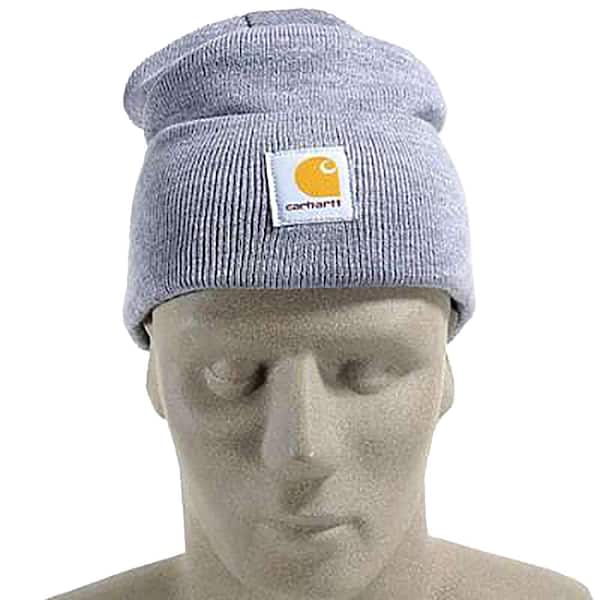 Reviews for Carhartt Men's OFA Heather Gray Acrylic Hat Headwear | Pg 1 -  The Home Depot