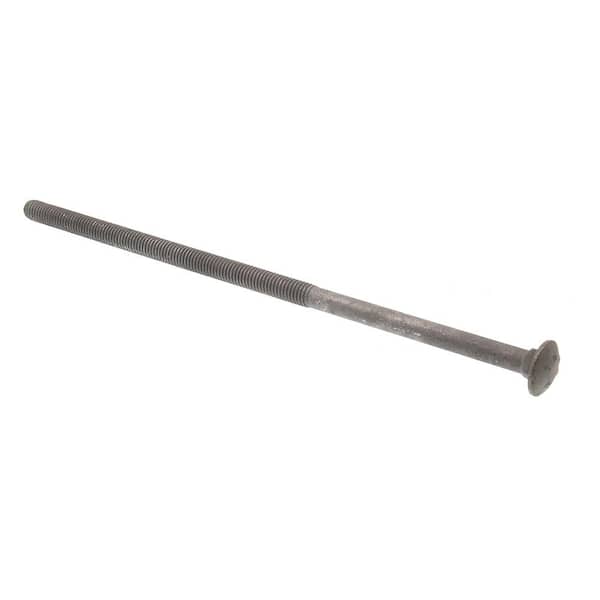 Prime-Line 3/8 in.-16 x 10 in. A307 Grade A Hot Dip Galvanized Steel Carriage Bolts (10-Pack)