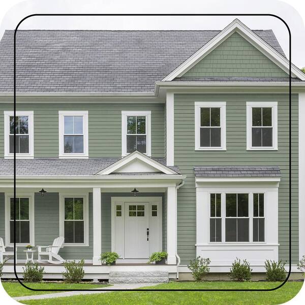 BEHR ULTRA 1 gal. #N400-5 Thai Basil Flat Exterior Paint & Primer
