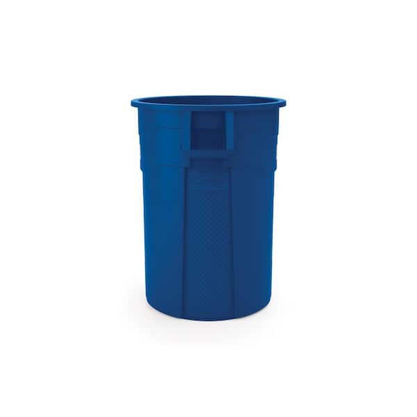 Blue Sunoco Retro Trash Can