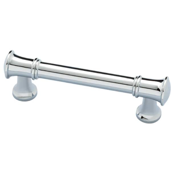 Delta Silverton 3 in. (76 mm) Center-to-Center Polished Chrome Cabinet Drawer Bar Pull (2-Pack)