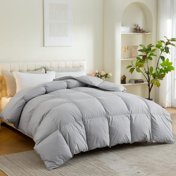 Grey down&feathers deals comforter/duvet insert KING