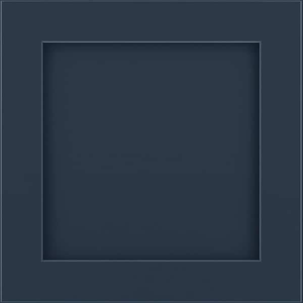 American Woodmark San Mateo 9 7/8-in. W x 3/4-in. D x 10-in. H in Painted Navy Cabinet Door Sample