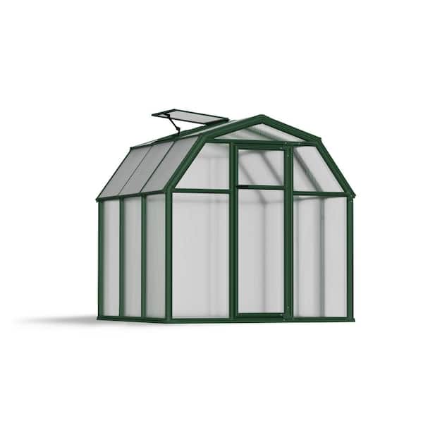 CANOPIA by PALRAM Eco-Grow 6 ft. x 6 ft. Green/Diffused DIY Greenhouse Kit