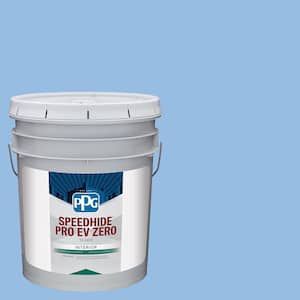 SPEEDHIDE Pro EV Zero 5 gal. PPG1242-3 Viva La Bleu Semi-Gloss Interior Paint