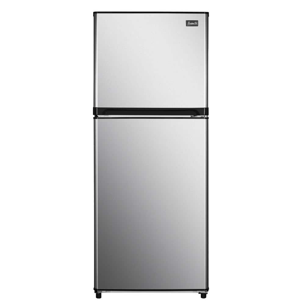 23.75 in. 10.0 cu. ft. Countertop Depth Top Freezer Refrigerator in Stainless Steel