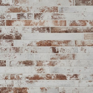 Scotch White 1.88 in. x 17.71 in. Matte Porcelain Floor and Wall Tile 8.28 sq. ft./Case