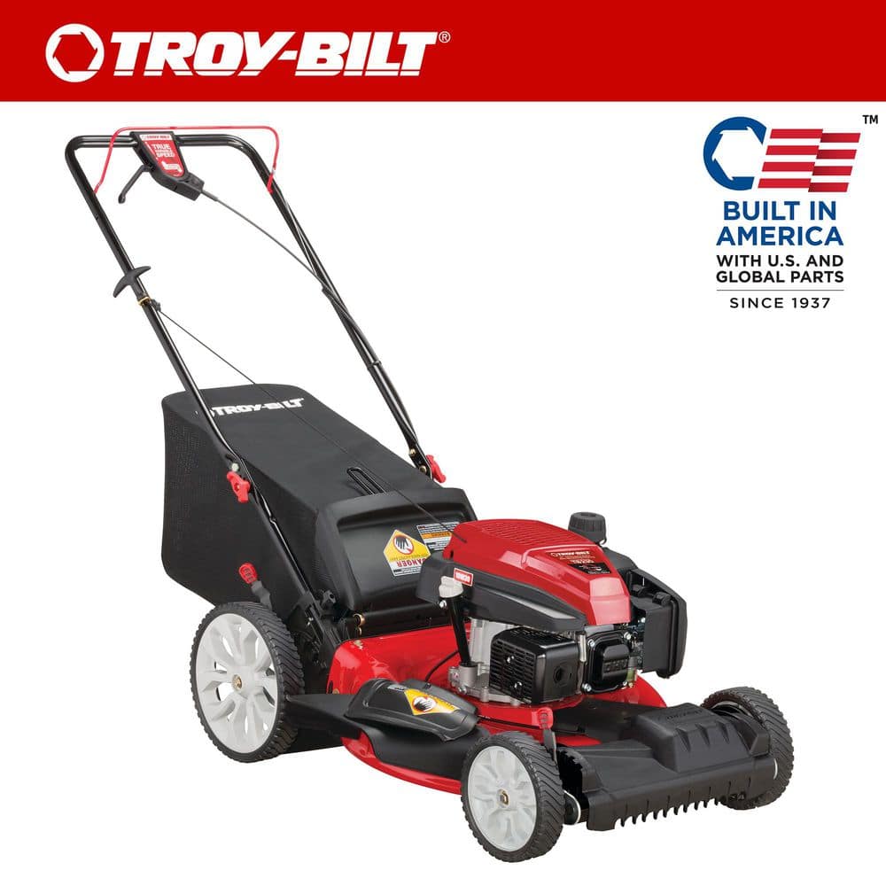 Troy-Bilt XP 21 in. 163cc Briggs and Stratton ReadyStart Engine Gas FWD Self Propelled Walk Behind Lawn Mower