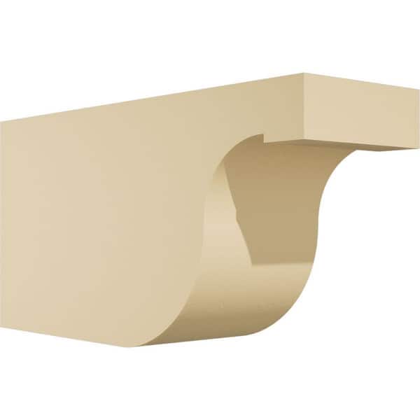 Ekena Millwork Standard Del Monte 5 in. W x 8 in. H x 16 in. D Signature Urethane Rafter Tail Outlooker