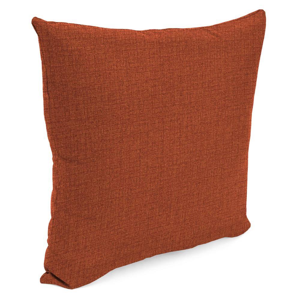 18" x 18" Brick Red Outdoor Throw Pillow Set