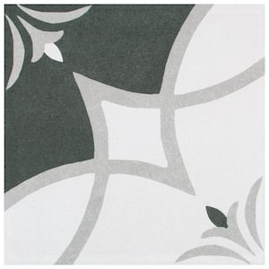 Take Home Tile Sample - Twenties Crest 7-3/4 in. x 7-3/4 in. Ceramic Floor and Wall