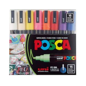 POSCA PC-3M Fine Bullet Paint Marker, Black 076879 - The Home Depot