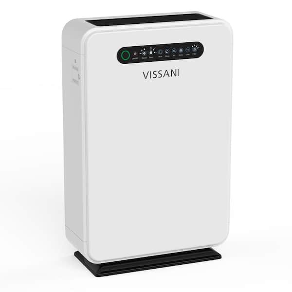 Vissani HEPA 3-Stage Air Purifier for Medium Size Room (384 sq. ft.)  in White