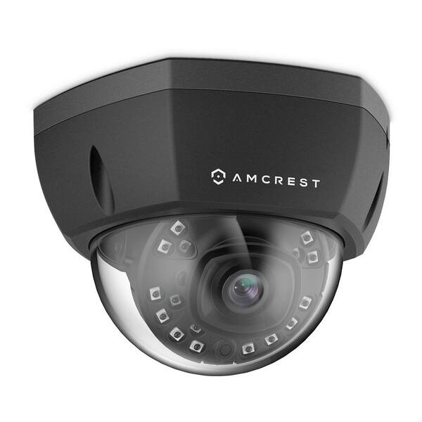 Amcrest 8-CH 4K 2TB PoE NVR, 8 MP x 5 MP Metal Dome PoE IP Cameras, Digital Zoom, Night Vision, Ultra-HD Security Camera System