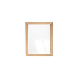 Natural Maple Elegance Framed Mirror 32 in. W x 41 in. H