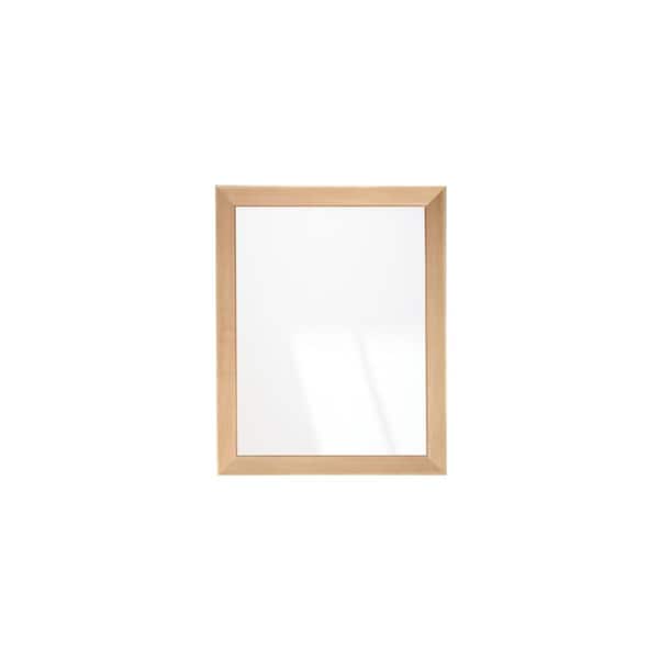BrandtWorks Natural Maple Elegance Framed Mirror 32 in. W x 41 in. H