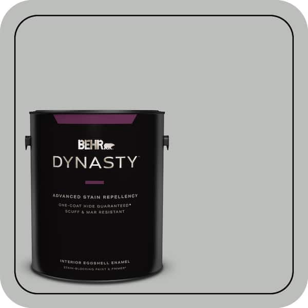 BEHR DYNASTY 1 gal. Home Decorators Collection #HDC-NT-23G Alaskan Gray Eggshell Enamel Interior Stain-Blocking Paint & Primer