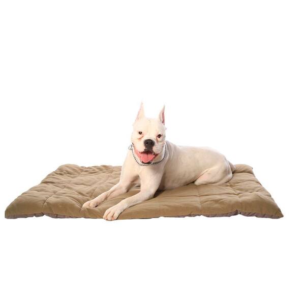 ABO Gear Pet Pac Sac 36 in. x 48 in. Chocolate and Tan Travel Bed