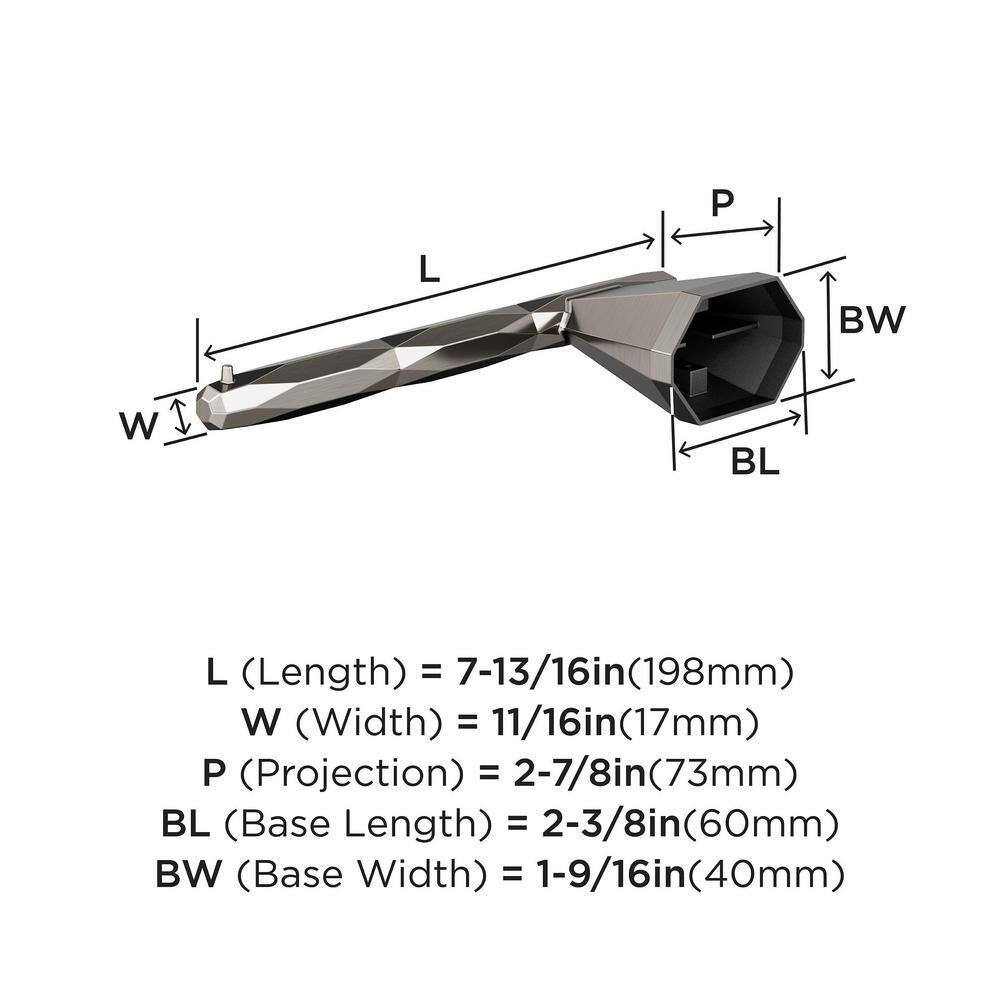 St. Vincent Brushed Nickel Single Post Toilet Paper Holder