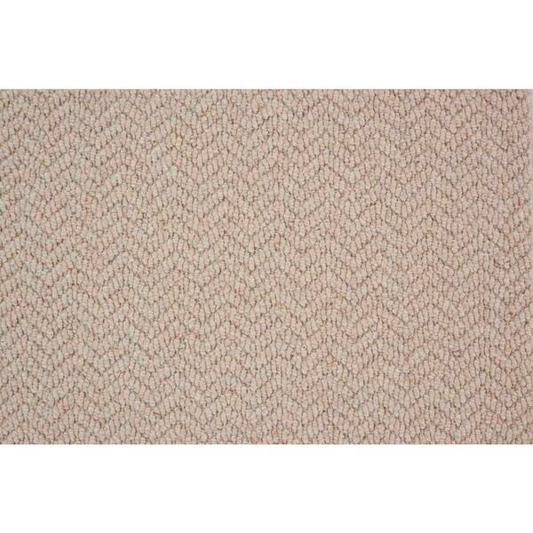 Natural Harmony Crescendo Oatmeal Custom Area Rug with Pad
