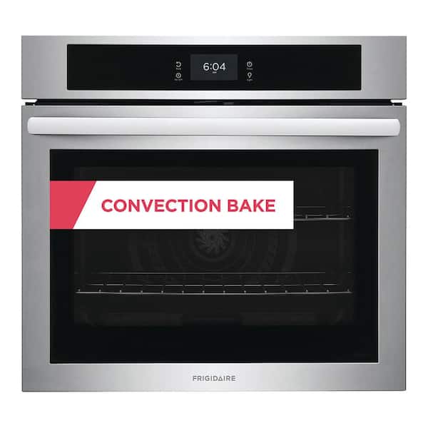 Frigidaire 30 in. Single Electric Built-In Wall Oven with Convection in Stainless Steel