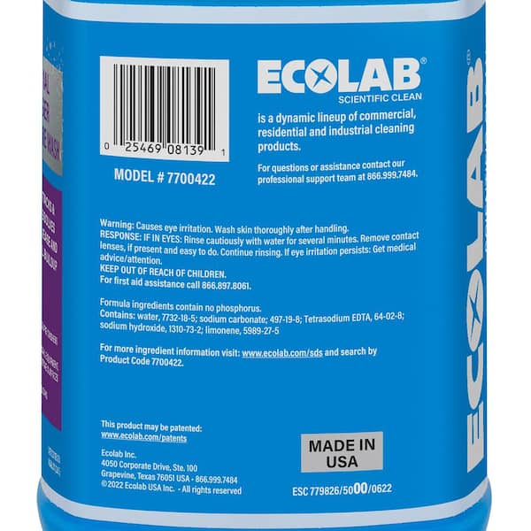 ECOLAB - 1 Gal. Industrial Degreaser Pressure Wash Concentrate, Advanced cleaning for Commercial, Automotive and Equipment