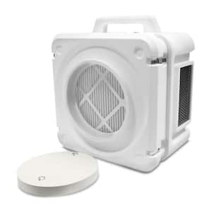 3-Stage HEPA Air Scrubber with Daisy Chain Capabilities for Large Rooms, White