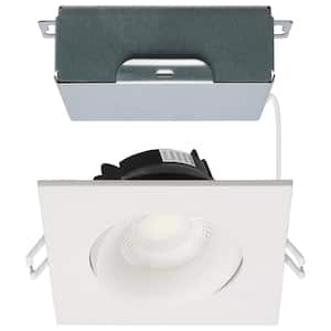 ColorQuik 3.5 in. Adjustable CCT Canless New Construction IC Rated Dim Indoor/Out Integrated LED Recessed Light Trim
